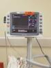 GENERAL ELECTRIC DASH 2500 PATIENT MONITOR ON CART