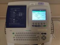 WELCH ALLYN CP 200 EKG WITH LEADS ON CART