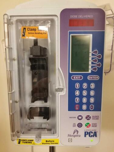 HOSPIRA PCA INFUSION PUMP ON IV POLE