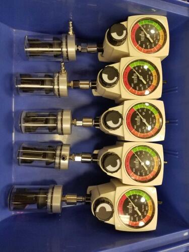 OHMEDA LOT OF 5 VACUUM REGULATORS