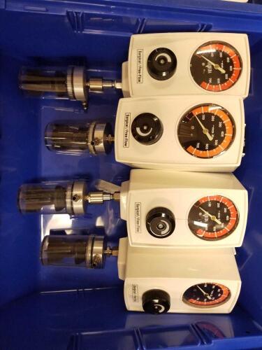 OHMEDA 6-1247 LOT OF 4 VACUUM REGULATORS