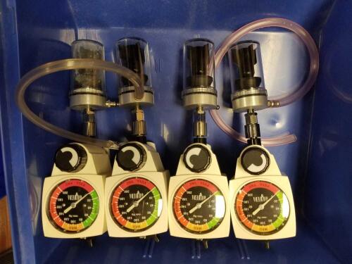 OHMEDA LOT OF 4 VACUUM REGULATORS