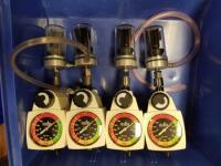 OHMEDA LOT OF 4 VACUUM REGULATORS