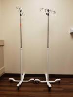 LOT OF 2 IV POLES