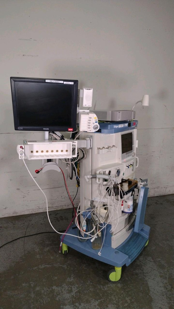 DRAGER APOLLO ANESTHESIA MACHINE WITH INTELLIVUE ANESTHESIA MP90 ...
