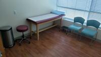 EXAM ROOM TO INCLUDE: EXAM TABLE, EXAM STOOL AND 2 CHAIRS