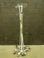 LOT OF IV POLES