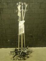 LOT OF IV POLES