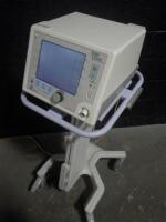 RESPIRONICS BIPAP VISION VENTILATOR ON ROLLING STAND