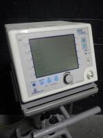 RESPIRONICS BIPAP VISION VENTILATOR ON ROLLING STAND