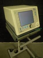 RESPIRONICS BIPAP VISION VENTILATOR ON ROLLING STAND