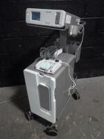 SENO RX CM3000 BIOPSY CONTROL MODULE WITH FOOTSWITCH ON ROLLING STAND