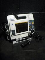 MEDTRONIC LIFEPAK 12 BIPHASIC DEFIB WITH 3 LEAD,PACING,ANALYZE,ECG,NIBP,SPO2,CO2,BATTERIES