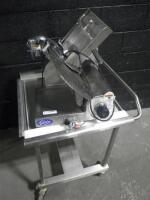 GLOBE 3600 MEAT SLICER ON CART