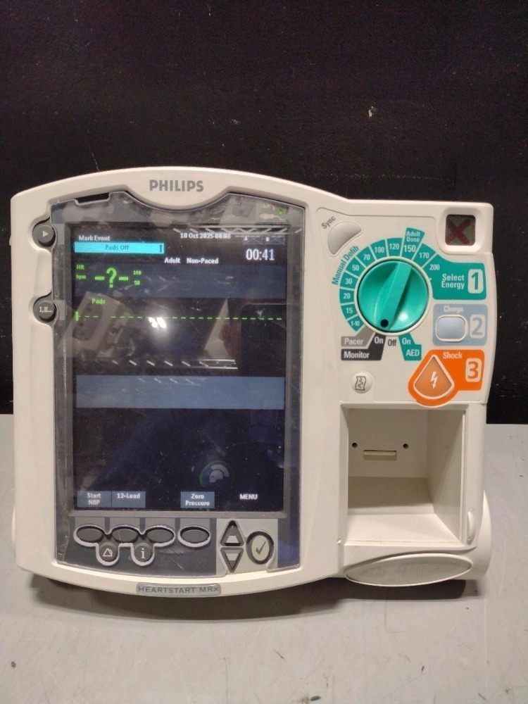 Spo2 Graph Philips Defib PHILIPS HEARTSTART MRX DEFIB WITH PACING, 3 LEAD ECG, CO2, SPO2, NIBP ...