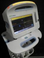 WELCH ALLYN 6000 SERIES VITAL SIGN MONITOR ON ROLLING STAND