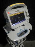 WELCH ALLYN 6000 SERIES VITAL SIGN MONITOR ON ROLLING STAND