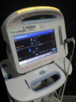 WELCH ALLYN 6000 SERIES VITAL SIGN MONITOR ON ROLLING STAND