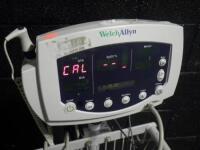 WELCH ALLYN PATIENT MONITOR ON ROLLING STAND