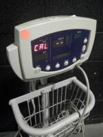 WELCH ALLYN PATIENT MONITOR ON ROLLING STAND