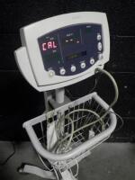 WELCH ALLYN PATIENT MONITOR ON ROLLING STAND