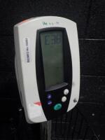 WELCH ALLYN VITAL SIGN MONITOR ON ROLLING STAND