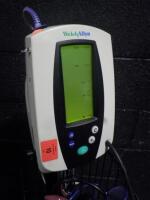 WELCH ALLYN PATIENT MONITOR ON ROLLING STAND