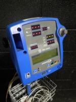 GE DINAMAP PRO 400V2 PATIENT MONITOR ON ROLLING STAND