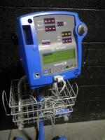 GE DINAMAP PRO 400V2 PATIENT MONITOR ON ROLLING STAND