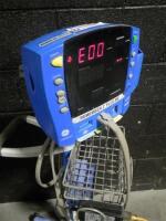 GE DINAMAP CARESCAPE V100 PATIENT MONITOR ON ROLLING STAND