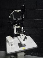 TOPCON SL-3E SLIT LAMP ON ROLLING STAND