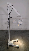 BURTON OUTPATIENT PLUS EXAM LIGHT ON ROLLING STAND