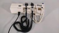 WELCH ALLYN 767 SERIES WALL TRANSFORMER WITH 2 HEADS AND SURETEMP THERMOMETER