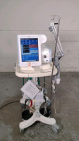 PHILIPS RESPIRONICS V60 VENTILATOR ON ROLLING STAND