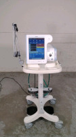 PHILIPS RESPIRONICS V60 VENTILATOR ON ROLLING STAND
