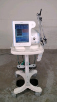 PHILIPS RESPIRONICS V60 VENTILATOR ON ROLLING STAND