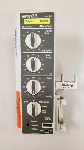 BAXTER INFUS OR INFUSION PUMP