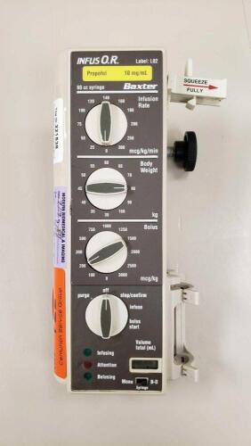 BAXTER INFUS OR INFUSION PUMP