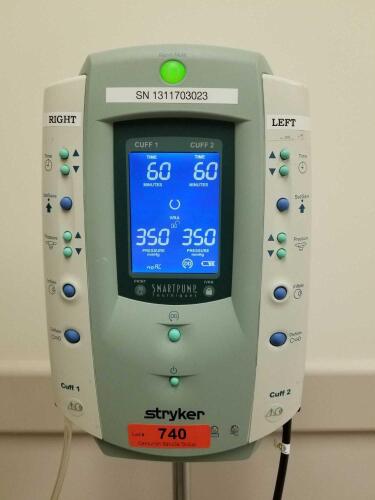 STRYKER SMARTPUMP 5920-011-000 AUTOMATIC TOURNIQUET SYSTEM