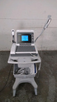 GE MAC 5500 ECG/EKG MACHINE WITH ACQUISITION MODULE (CAM-14) ON ROLLING CART