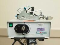 LUXTEC LX300 LIGHT SOURCE WITH HEADLAMP ON CART