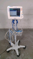 PHILIPS INTELLIVUE MP30 PATIENT MONITOR WITH MULTI-PARAMETER MODULE (M3001A) ON ROLLING STAND