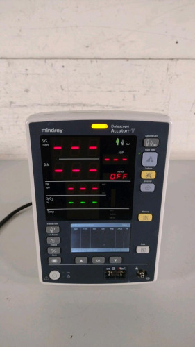 MINDRAY DATASCOPE ACCUTORR V PATIENT MONITOR