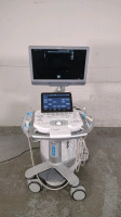 SIEMENS ACUSON S2000 HELX EVOLUTION ULTRASOUND SYSTEM WITH 3 PROBES (4V1, 18L6 HD, 6C1 HD)(SN 21215950)