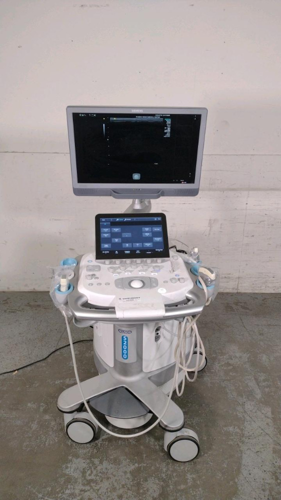 SIEMENS ACUSON S2000 HELX EVOLUTION ULTRASOUND SYSTEM WITH 3 PROBES ...