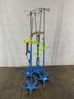 LOT OF VARIOUS IV POLES
