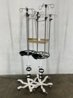LOT OF VARIOUS IV POLES