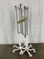 LOT OF VARIOUS IV POLES