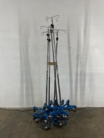 LOT OF VARIOUS IV POLES