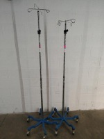 IV POLES LOT OF 2